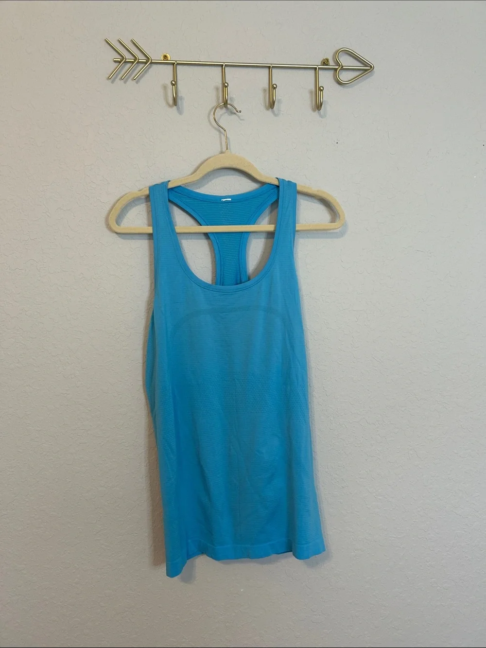 Lululemon Swiftly Tech Racerback Tank Top Women’s 12 Blue Seamless Running
